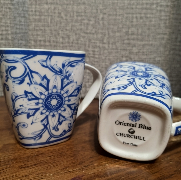 Oriental Blue Churchill Mug Set - Picture 3 of 4
